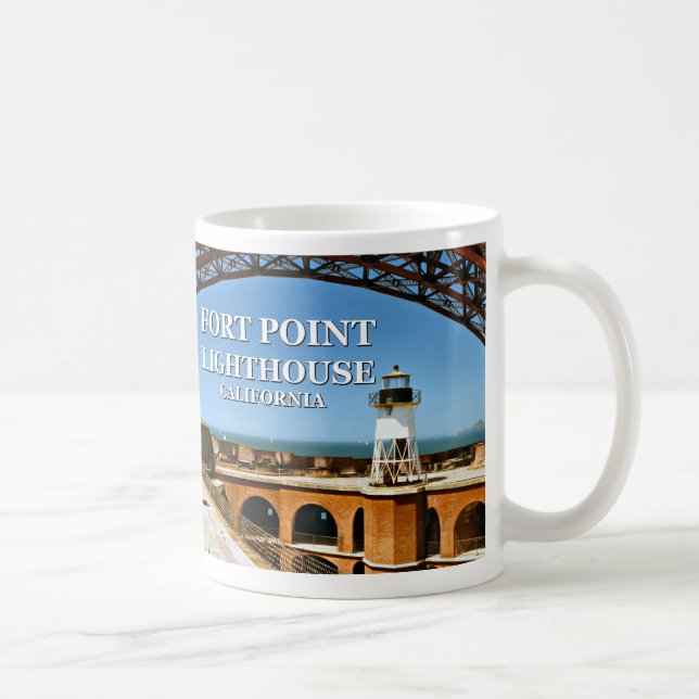 Café Faro del punto del fuerte, taza de California (Derecha)