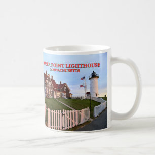Café Faro del punto Nobska, taza de Massachusetts
