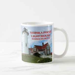 Café Faro del punto Nobska, taza de Massachusetts