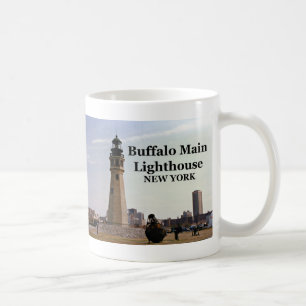 Café Faro principal del búfalo, taza de Nueva York