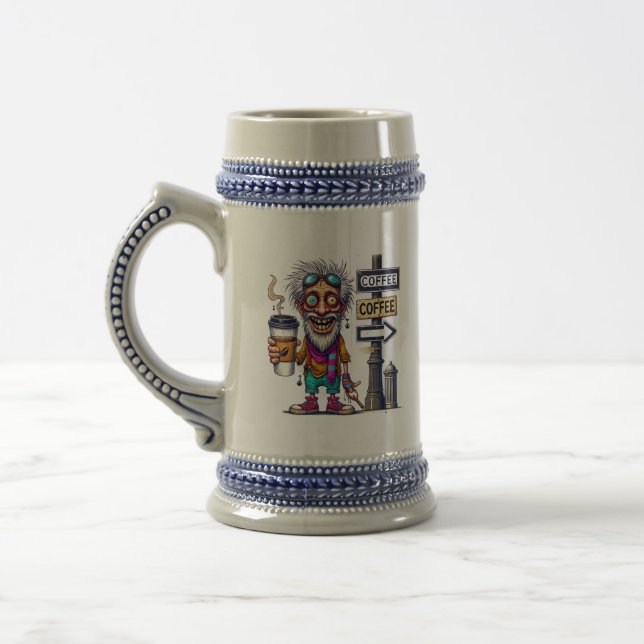 Café fea, taza humerosa, tazón de café de 11 oz (Izquierda)