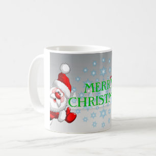 Café Felices Navidad taza de la obra clásica de 11