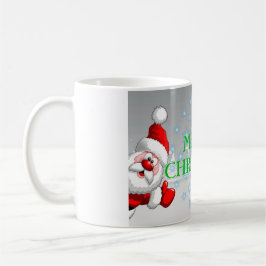 Café Felices Navidad taza de la obra clásica de 11