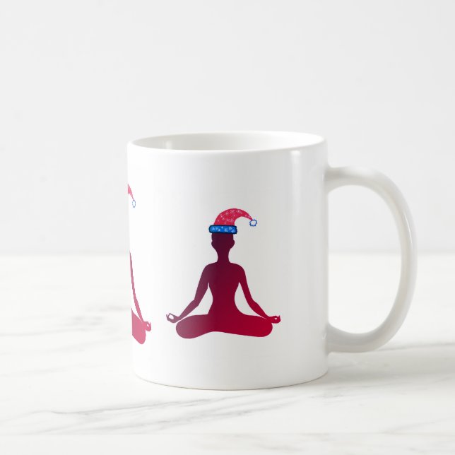 Café Feliz Año Nuevo 2018 Taza de Yoga (Derecha)