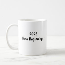 Café Feliz Año Nuevo ✨ Taza de nuevos comienzos