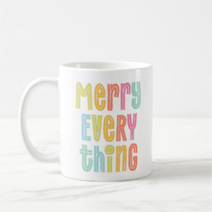 Café Feliz colorido todo taza del día de fiesta