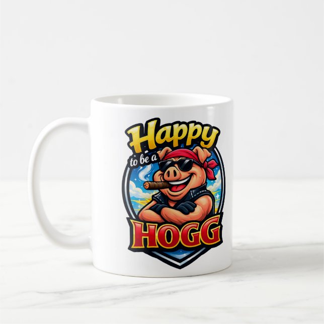Café Feliz de ser una taza HOGG (Izquierda)