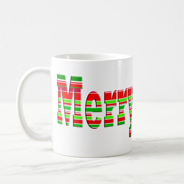 Café FELIZ taza de la feliz raya (Izquierda)