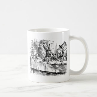 Café Fiesta del té enojada Alicia en taza del país de