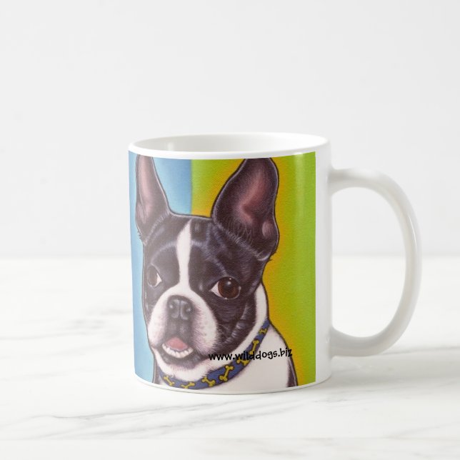 Café Fletcher la taza de Boston Terrier (Derecha)