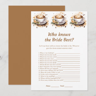 Café floral que conoce las mejores tarjetas de jue