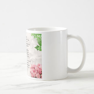 Café Flores - taza del poema de la hija