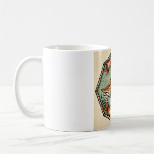 Café Florida Man Hogfish Badge Taza de Pescar