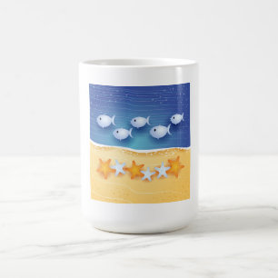 Café Fondo de playa, taza