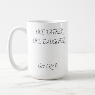 Café Foto de un padre con sus hijas en una taza de