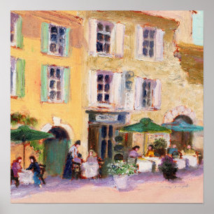 Café francés de 16" x impresión de 16"