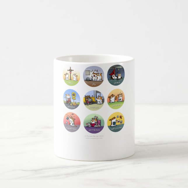 Café Fruta de la taza del alcohol (Centro)