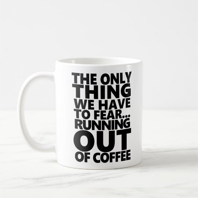 Café Funcionamiento de la taza divertida de la (Izquierda)