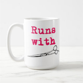 Café Funcionamientos con la taza del estilista de los