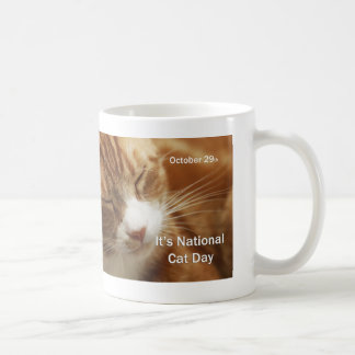 Café Gato día taza 29 de octubre nacional
