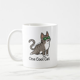 Café Gato fresco de la taza una de Skooter