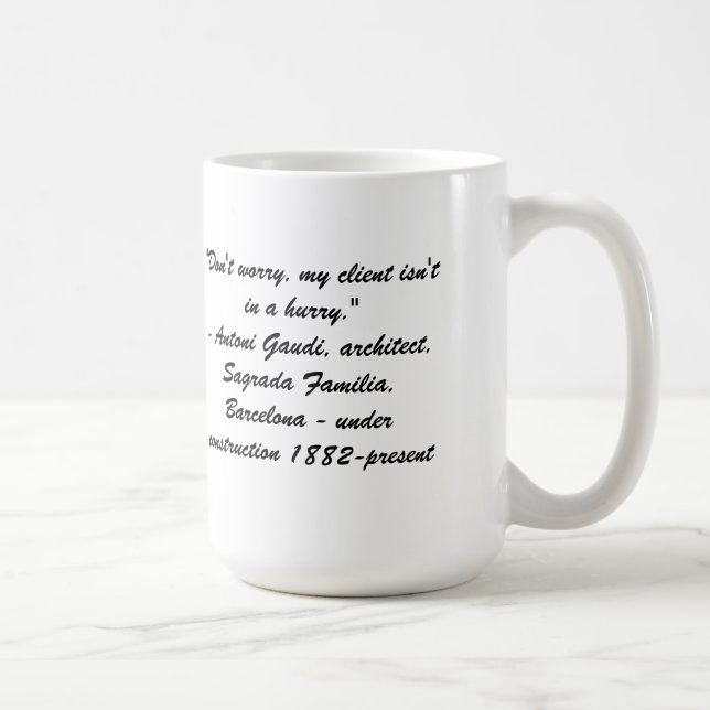 Café Gaudi - Sagrada Familia, taza de Barcelona (Derecha)