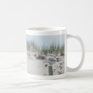 Café Gaviota en el poste taza de 11 onzas