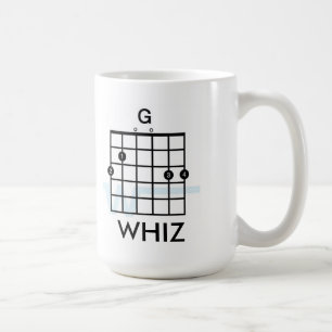 Café Gee taza de la guitarra del Whiz