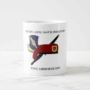 Café Gigante 1r 504TH TAZA del JUMBO de la INFANTERÍA del