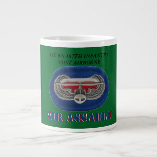 Café Gigante 1r TAZA AEROTRANSPORTADA de la 187TH INFANTERÍA