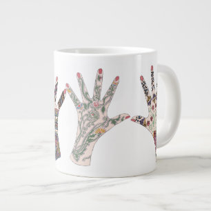 Café Gigante 4 o una taza enorme buena de Mehndi