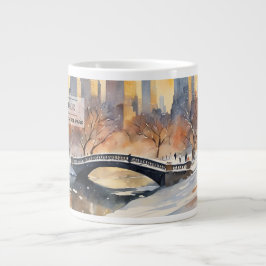 Café Gigante Alegría tranquila de invierno, Taza con escena de 