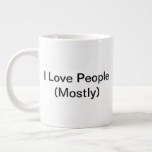 Amo la taza de la gente (sobre todo) (20oz)