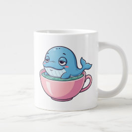 Café Gigante Ballena pura en una taza de té