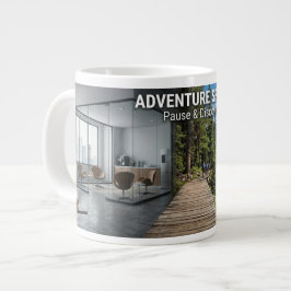 Café Gigante De oficina a naturaleza taza
