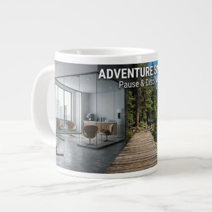 Café Gigante De oficina a naturaleza taza