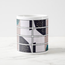 Diseño de taza abstracto