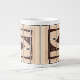 Café Gigante Diseño de taza abstracto