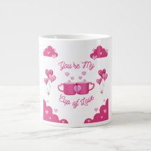 Eres mi taza de amor – Arte impreso de regalo romá