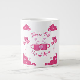 Café Gigante Eres mi taza de amor – Arte impreso de regalo romá