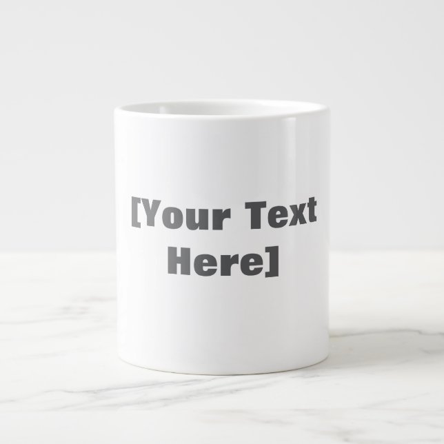 Café Gigante Esto no es una taza de Personalizado (Frente)