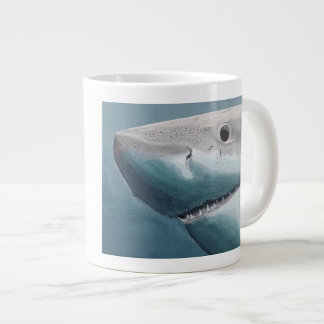 Café Gigante Gran taza de especialidad de tiburón blanco - alet