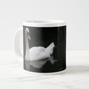 Café Gigante Hermosa taza de cisne blanco