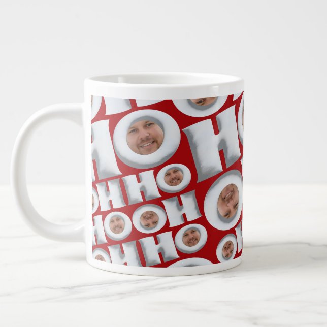 Café Gigante ¡HoHoHo! ¡Café de MÍ! Su taza de mug de cara (Izquierda)