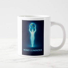 Café Gigante Homo Luminous El Portador de Luz Taza de la Mañana