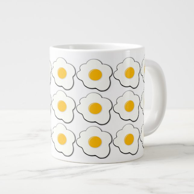 Café Gigante Huevos en Taza para Microondas (Taza de Desayuno d (Derecha)