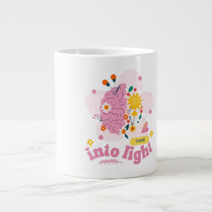 Café Gigante Juego de regalo de taza con cita motivacional para