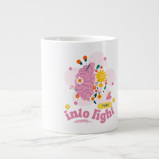 Café Gigante Juego de regalo de taza con cita motivacional para