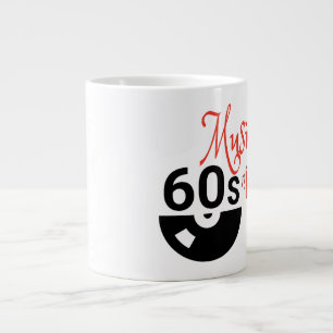 Café Gigante Música de los 60 - Taza Jumbo