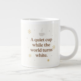 Café Gigante Nieve de la Mañana | Una Taza Tranquila | Taza de